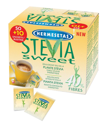 HERMESETAS STEVIA 50+10 BUSTINE - Farma Nice