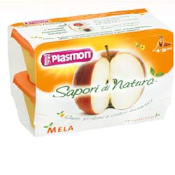 PLASMON SAPORI DI NATURA OMOGENEIZZATO MELA 100 G X 4 PEZZI - Farma Nice