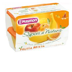 PLASMON SAPORI DI NATURA OMOGENEIZZATO FRUTTA MISTA 100 G X 4 PEZZI - Farma Nice
