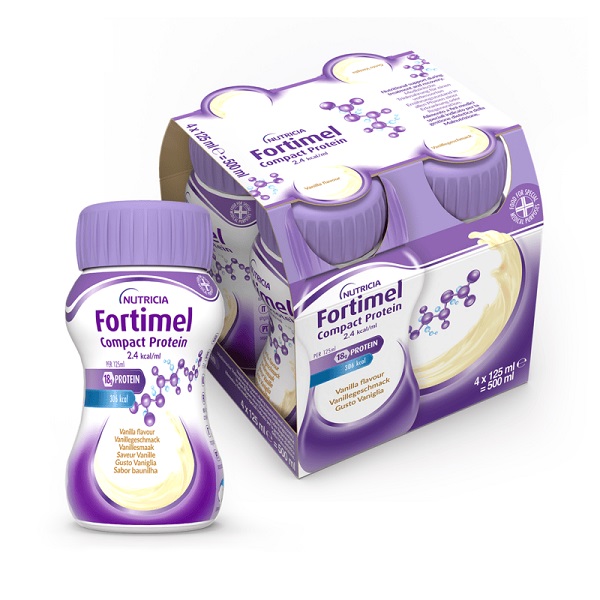 FORTIMEL COMPACT PROTEIN VANIGLIA 4 BOTTIGLIE DA 125 ML - Farma Nice