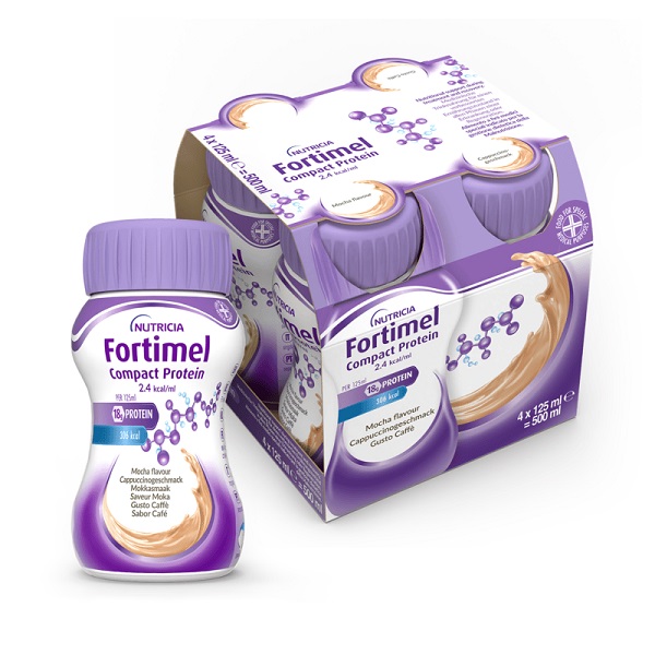FORTIMEL COMPACT PROTEIN CAFFE' 4 BOTTIGLIE DA 125 ML - Farma Nice