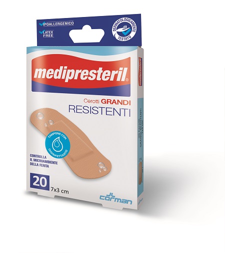CEROTTO MEDIPRESTERIL RESISTENTI MEDI 7X2CM 20 PEZZI - Farma Nice
