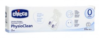 CHICCO PHYSIOCLEAN SOLUZIONE FISIOLOGICA 33 FLACONCINI 2 ML - Farma Nice