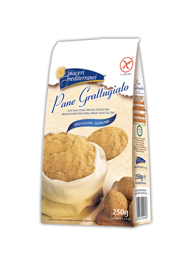 PIACERI MEDITERRANEI PANE GRATTUGGIATO SENZA GLUTINE 250 G - Farma Nice