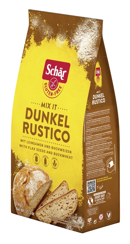SCHAR MIX IT DUNKEL RUSTICO SENZA GLUTINE SENZA LATTOSIO 1 KG - Farma Nice