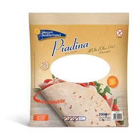 PIACERI MEDITERRANEI PIADINA OLIO D'OLIVA 200 GRAMMI - Farma Nice