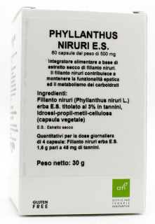 PHYLLANTHUS NIRURI ESTRATTO SECCO 60 CAPSULE - Farma Nice