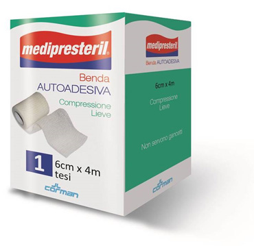 BENDA ADESIVA MEDIPRESTERIL 6X400CM - Farma Nice