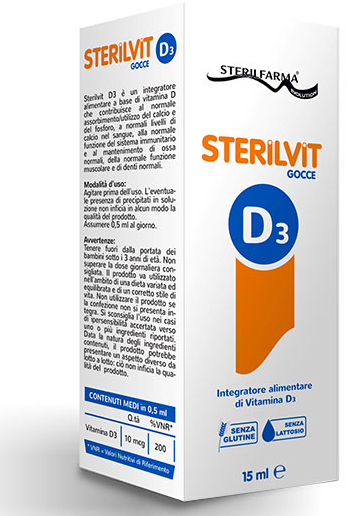 STERILVIT D3 GOCCE 15 ML - Farma Nice
