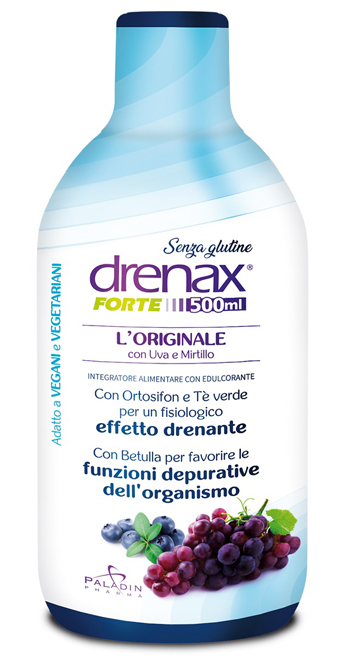 DRENAX FORTE L'ORIGINALE CON UVA E MIRTILLO 500 ML - Farma Nice