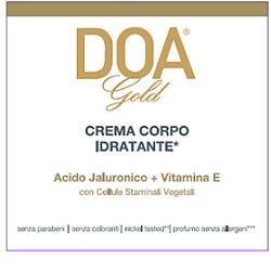 DOA GOLD CREMA CORPO DERMOELASTICA - Farma Nice
