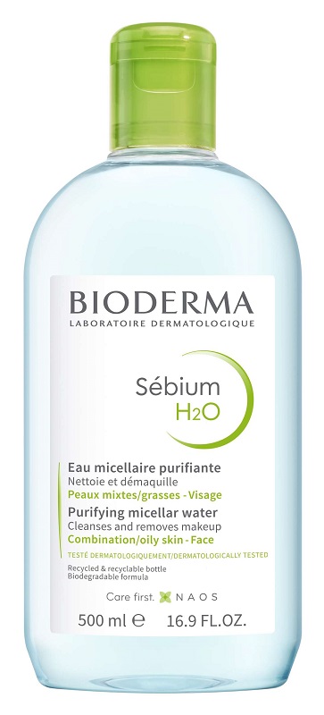 SEBIUM H2O ACQUA MICELLARE DETERGENTE PURIFICANTE 500 ML - Farma Nice