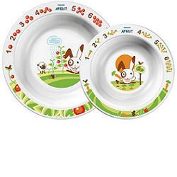 AVENT SET 2 PIATTI FONDI 6 MESI+ - Farma Nice