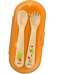 AVENT SET POSATINE DA VIAGGIO 12 MESI+ - Farma Nice