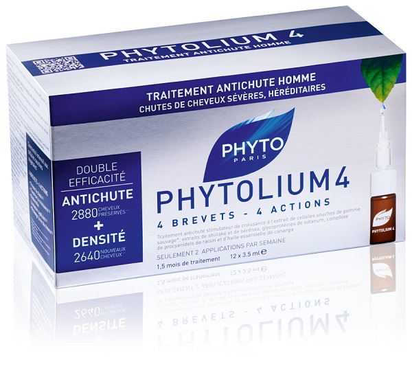 PHYTO PARIS PHYTOLIUM4 TRATTAMENTO ANTICADUTA CAPELLI UOMO 12 FIALE 3,5 ML - Farma Nice