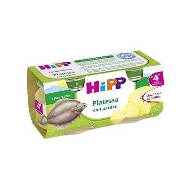 HIPP OMOGENEIZZATO PLATESSA CON PATATE 2X80 G - Farma Nice