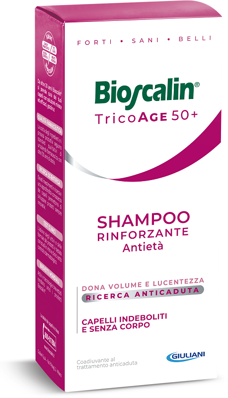BIOSCALIN TRICOAGE SHAMPOO RINFORZANTE ANTIETA' 200 ML - Farma Nice