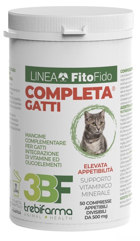 COMPLETA GATTI 50 COMPRESSE BARATTOLO 25 G - Farma Nice