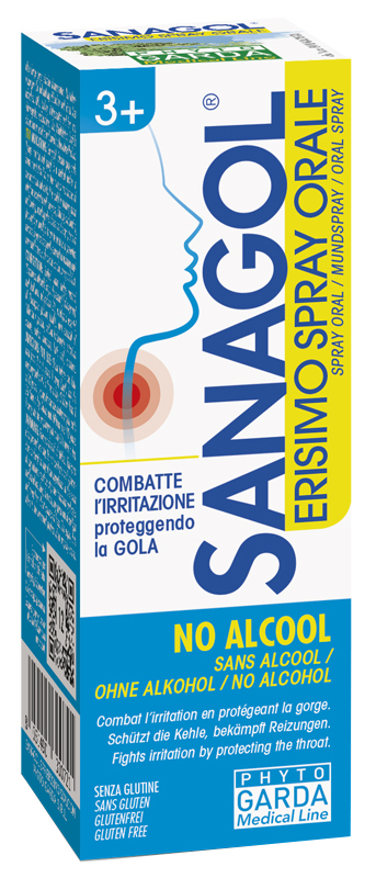 SANAGOL SPRAY ERISIMO SENZA ALCOOL 20 ML - Farma Nice