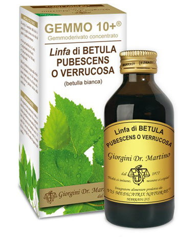 GEMMO 10+ BETULLA B LINFA 100 ML LIQUIDO ANALCOLICO - Farma Nice