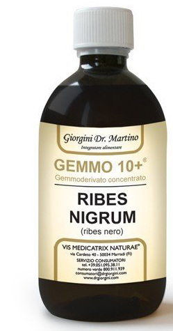 GEMMO 10+ RIBES NERO 500 ML LIQUIDO ANALCOLICO - Farma Nice