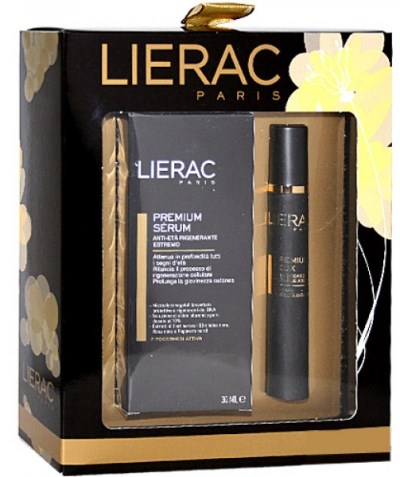 LIERAC COFANETTO DI NATALE PREMIUM SIERO 30ML PREMIUM OCCHI 10 ML IN OMAGGIO - Farma Nice