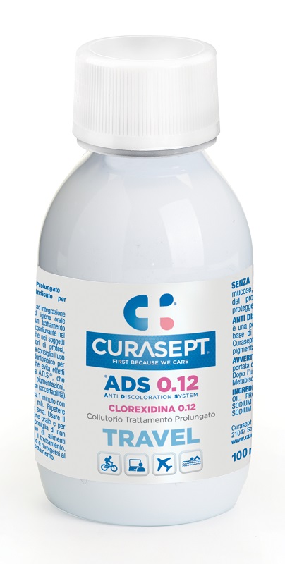 CURASEPT COLLUTORIO 0,12 TRAVEL ADS 100 ML - Farma Nice