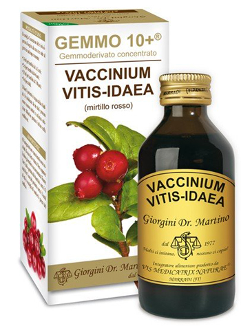 GEMMO 10+ MIRTILLO ROSSO LIQUIDO ANALCOLICO 100 ML - Farma Nice