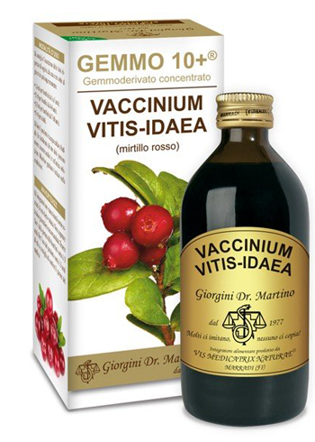 GEMMO 10+ MIRTILLO ROSSO LIQUIDO ANALCOLICO 200 ML - Farma Nice