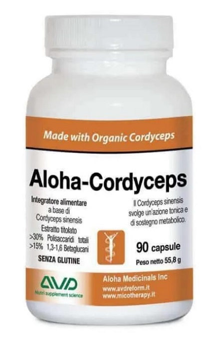 ALOHA CORDYCEPS 90 CAPSULE - Farma Nice