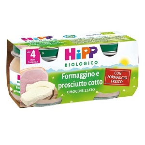 HIPP BIO OMOGENEIZZATO FORMAGGINO PROSCIUTTO 2X80 G - Farma Nice