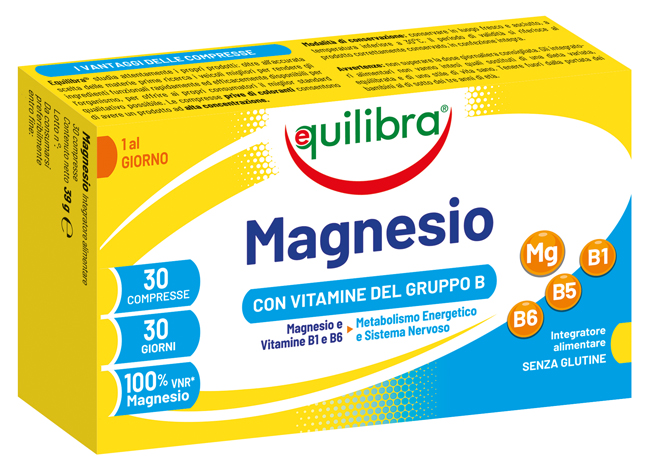 MAGNESIO CON VITAMINE GRUPPO B 30 COMPRESSE - Farma Nice