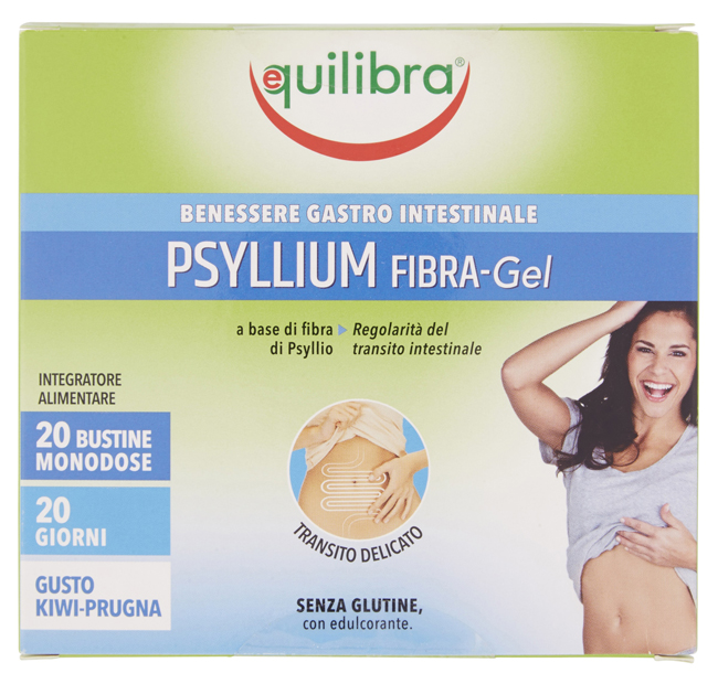 PSYLLIUM FIBRA GEL GUSTO KIWI PRUGNA 20 BUSTINE MONODOSE - Farma Nice
