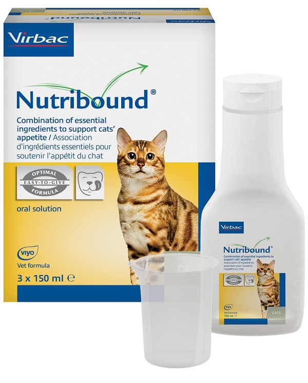 NUTRIBOUND SOLUZIONE ORALE APPETIBILE PER GATTO 3 FLACONI DA 150 ML - Farma Nice