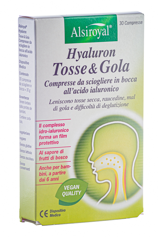 HYALURON TOSSE & GOLA 30 COMPRESSE N - Farma Nice