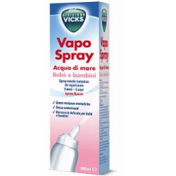 VICKS VAPOSPRAY ACQUA DI MARE BEBE' BAMBINI ISOTONICO 100 ML - Farma Nice