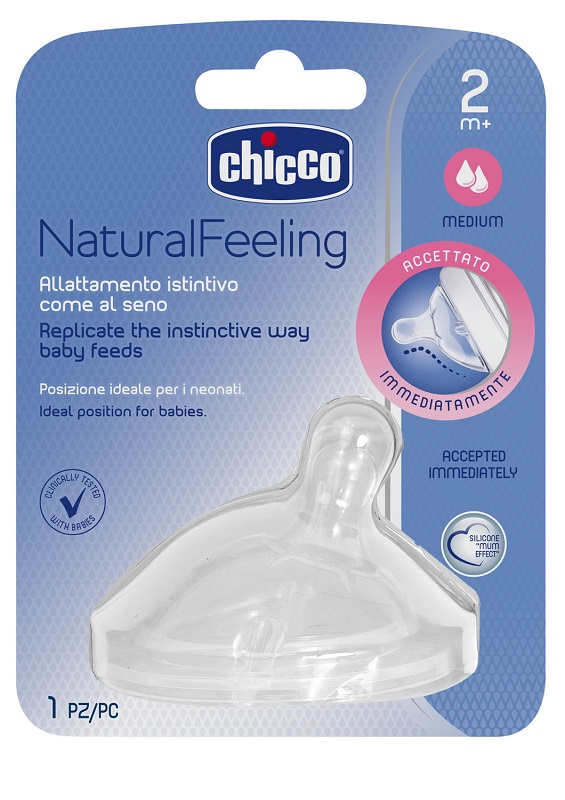 CHICCO TETTARELLA STEPUP NEW 2M+ FLUSSO MEDIO - Farma Nice