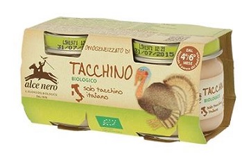 OMOGENEIZZATO DI TACCHINO BABY FOOD BIO 2 X 80 G - Farma Nice