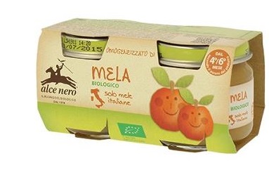 OMOGENEIZZATO DI MELA BABY FOOD BIO 2 X 80 G - Farma Nice
