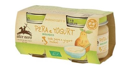 OMOGENEIZZATO PERA E YOGURT BABY FOOD BIO 2 X 80 G - Farma Nice