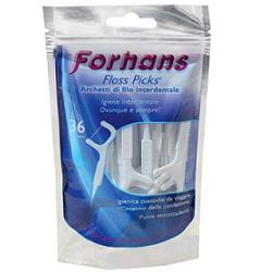 FORHANS ARCHETTI INTERDENTALI FLOSS PICKS 36PZ - Farma Nice