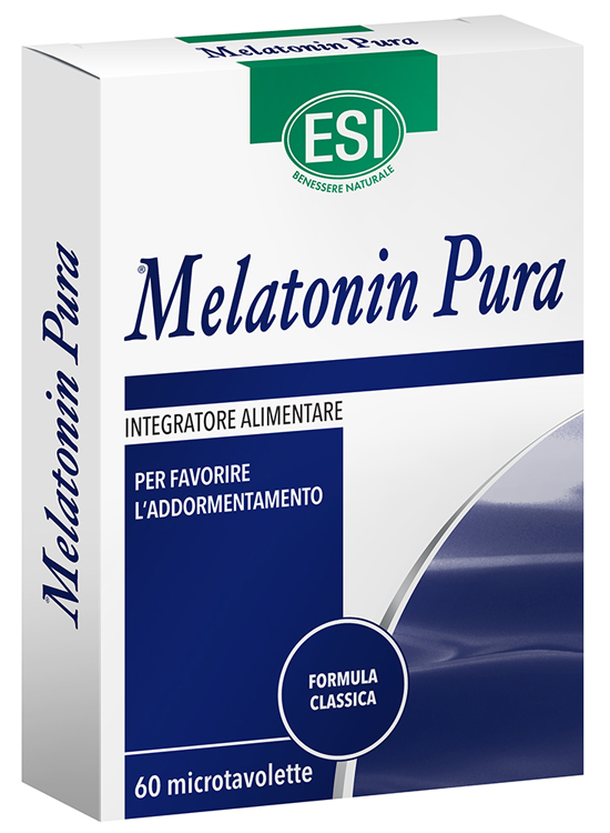 ESI MELATONIN PURA 60 MICROTAVOLETTE - Farma Nice