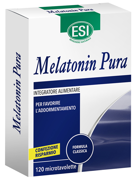 ESI MELATONIN PURA 120 MICROTAVOLETTE - Farma Nice