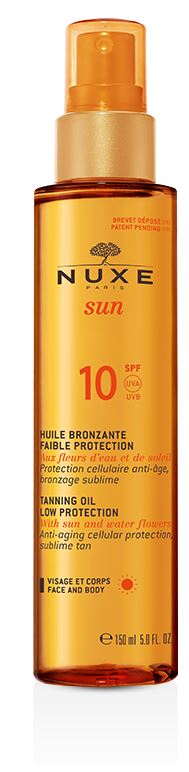 NUXE SUN OLIO SOLARE VISO E CORPO SPF10 150 ML - Farma Nice