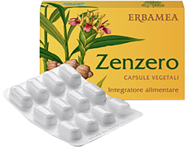 ERBAMEA ZENZERO 24 CAPSULE VEGETALI - Farma Nice