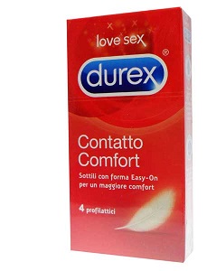 PROFILATTICO DUREX CONTATTO COMFORT 4 PEZZI - Farma Nice