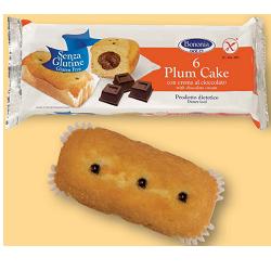 BONONIA PLUMCAKE CREMA CIOCCOLATO SENZA GLUTINE 6 X 45 G - Farma Nice