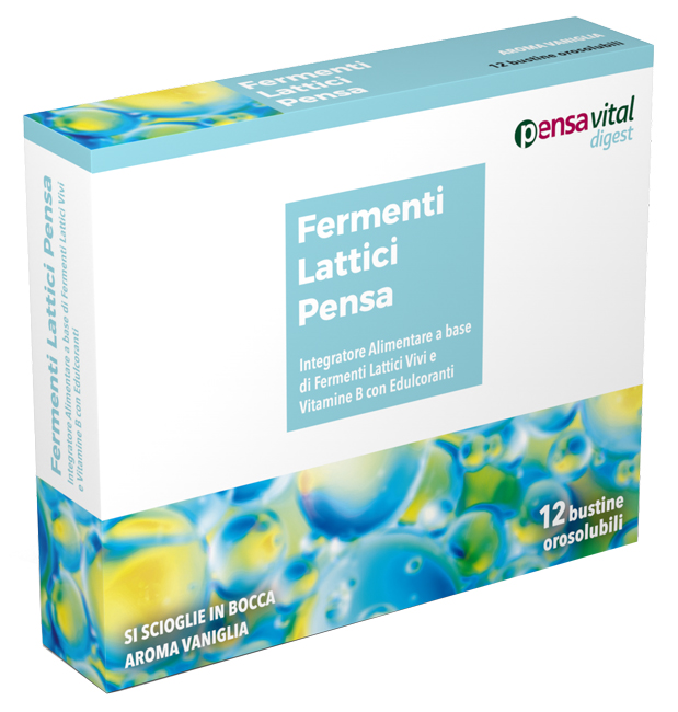 FERMENTI LATTICI VIVI E VITAMINE B 12 VANIGLIA BUSTINE OROSOLUBILI - Farma Nice