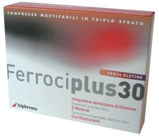 FERROCIPLUS 30 24 COMPRESSE MASTICABILI - Farma Nice