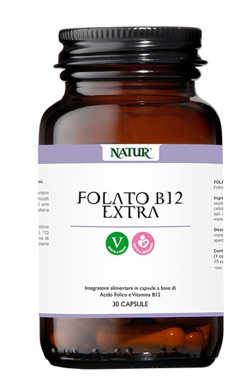 FOLATO B12 EXTRA 30 CAPSULE - Farma Nice